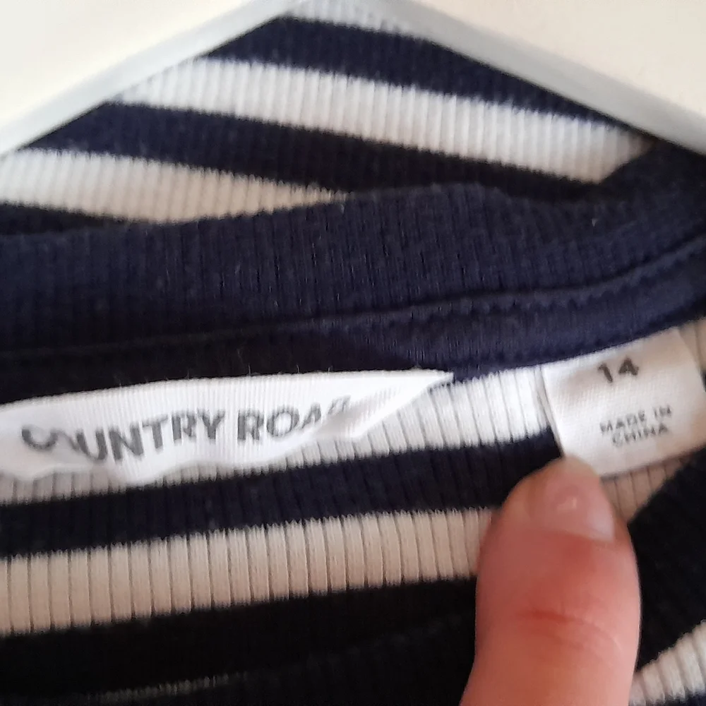 HOST PICK💫Country Road Striped Knit Dress Girls Size 14 - Picture 6 of 9